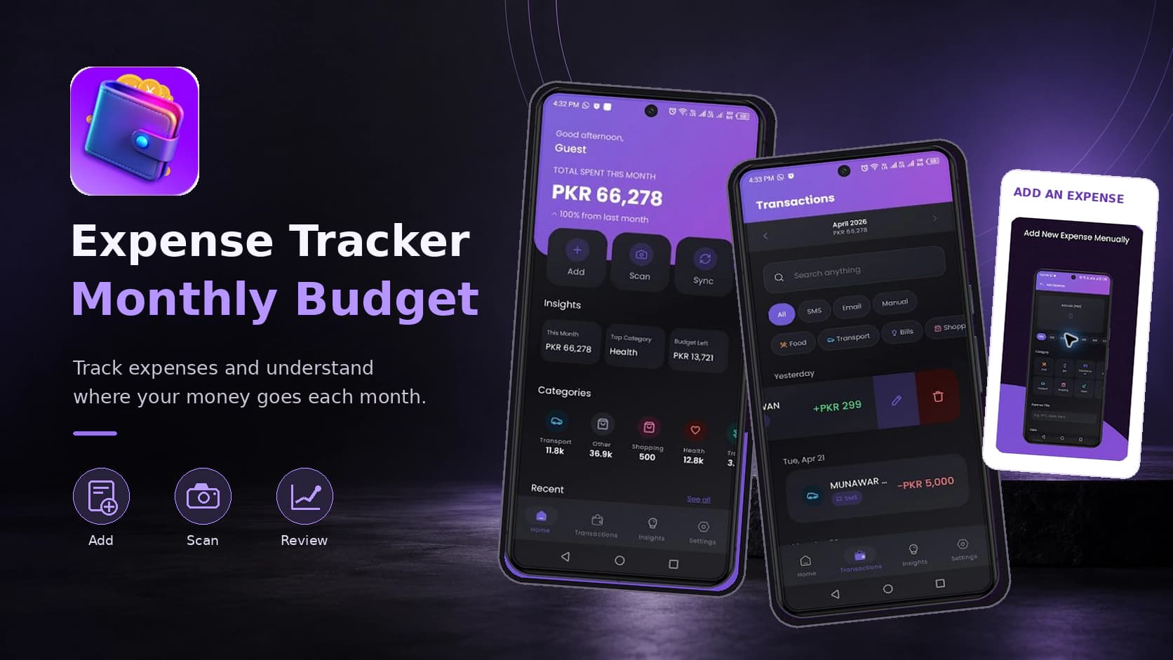 Expense Tracker Monthly Budget