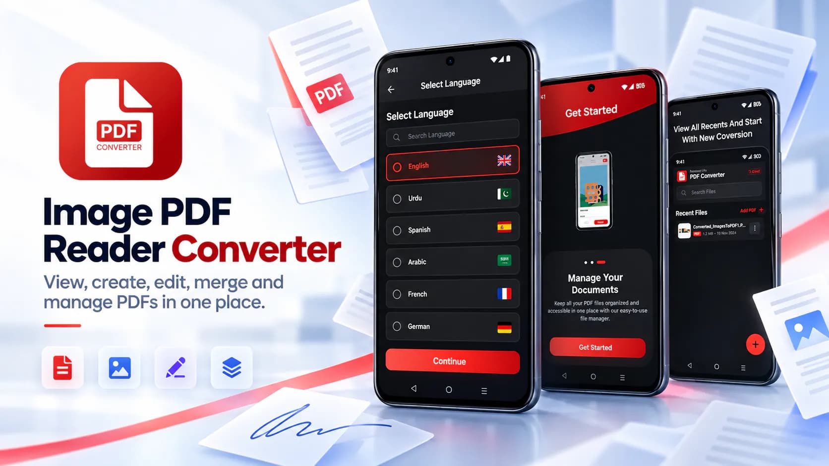 Image PDF Reader Converter