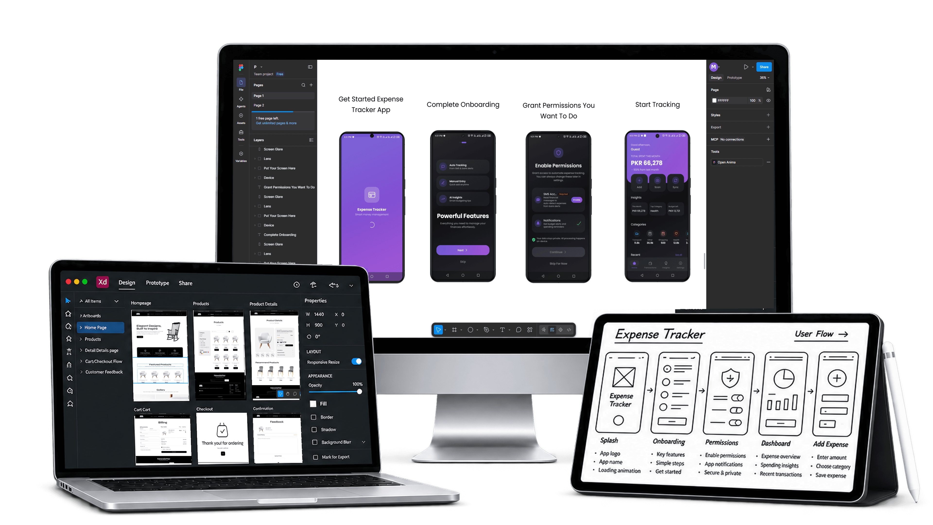 Mobile and desktop products built by WanderCode