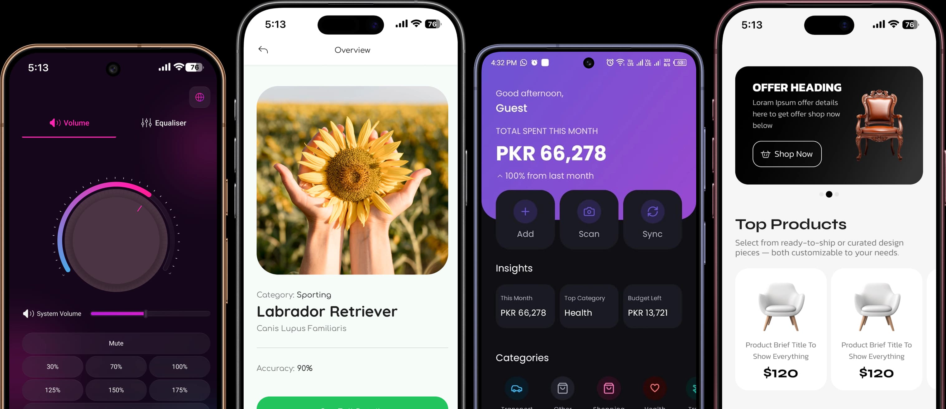 Mobile apps built by WanderCode